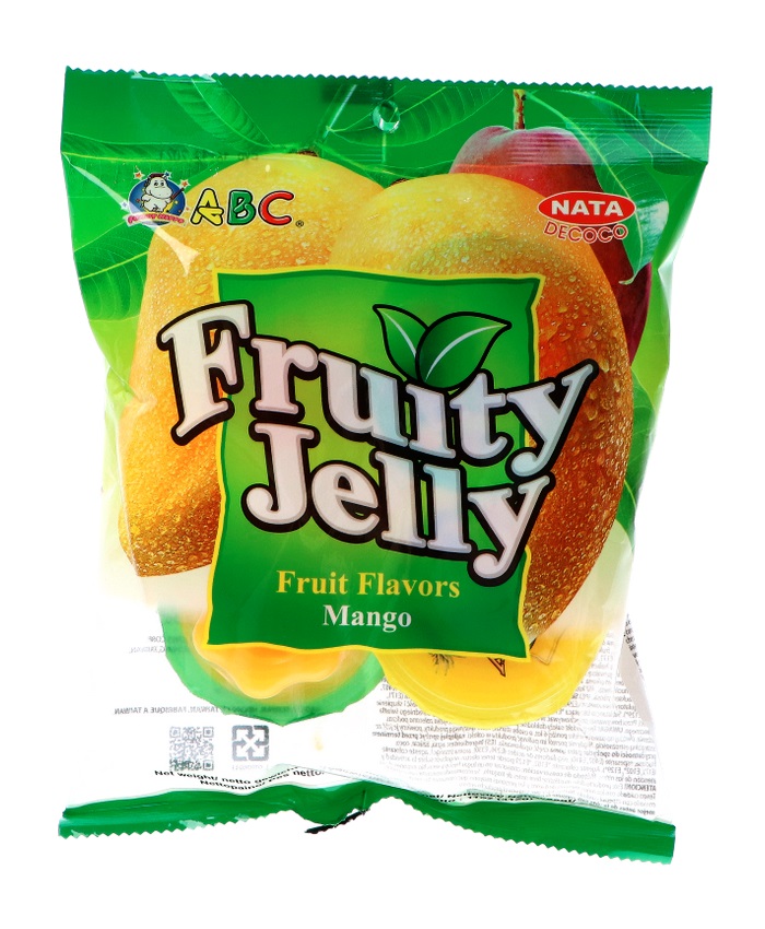 Gelatina con nata de coco Fruity Jelly gusto mango - ABC 312g.